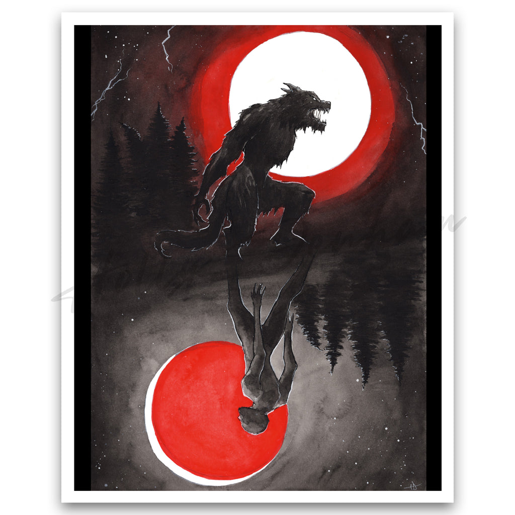 "Curse of the Werewolf" Print