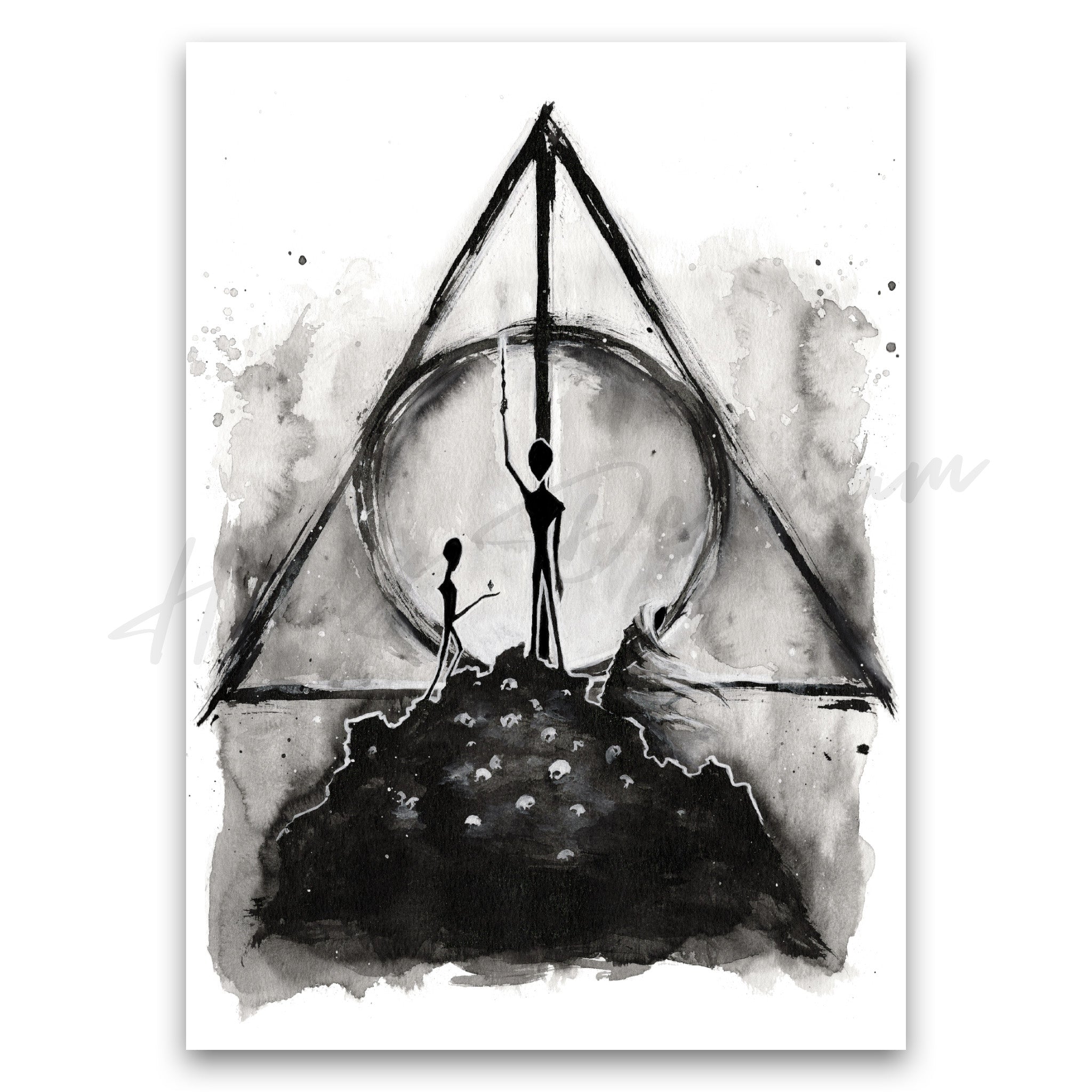 "Deathly Hallows" Print