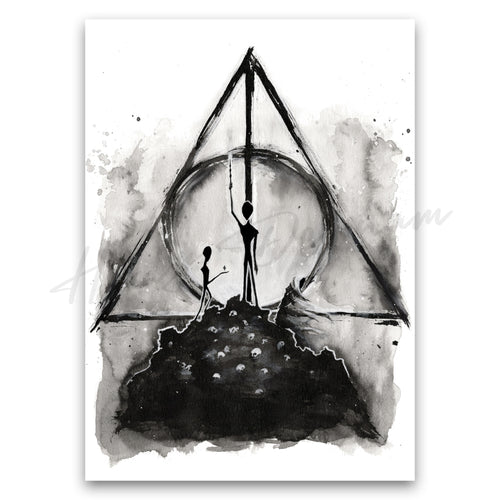 "Deathly Hallows" Print