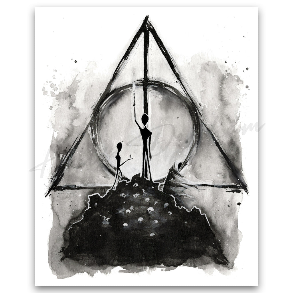"Deathly Hallows" Print
