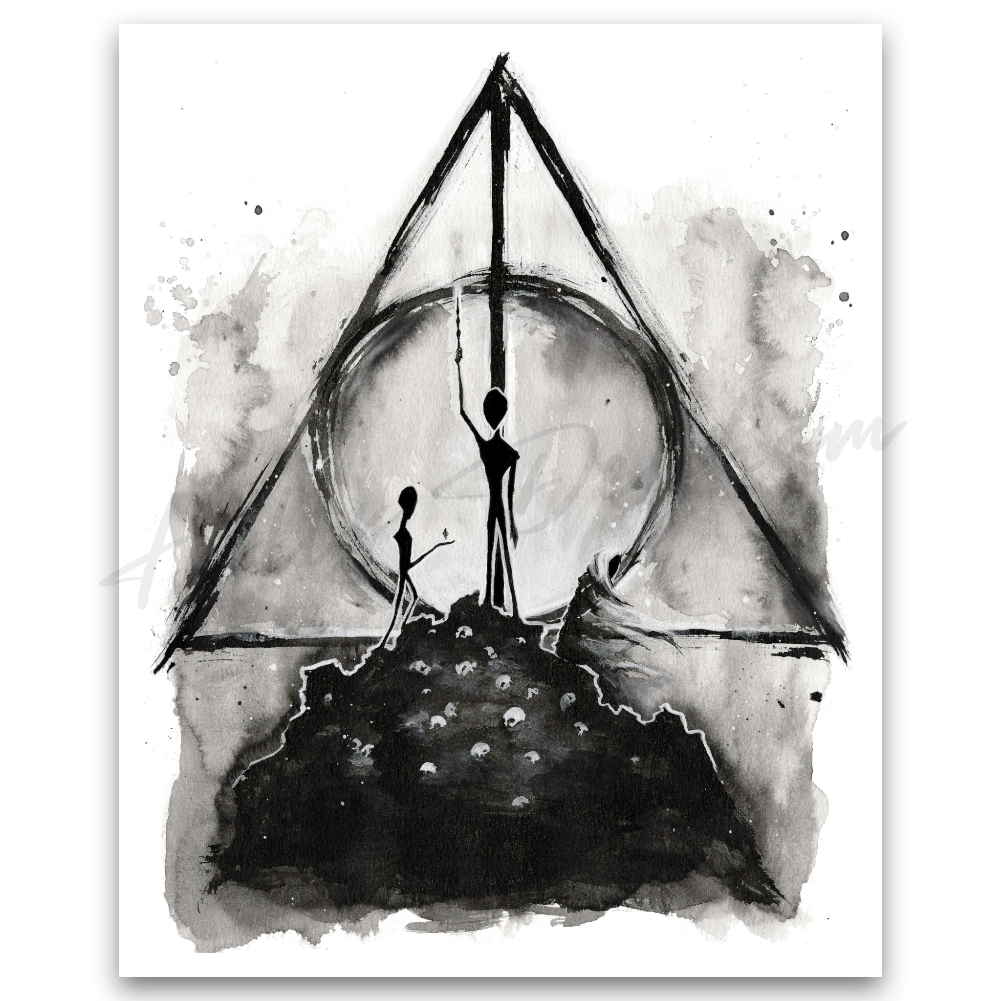 "Deathly Hallows" Print