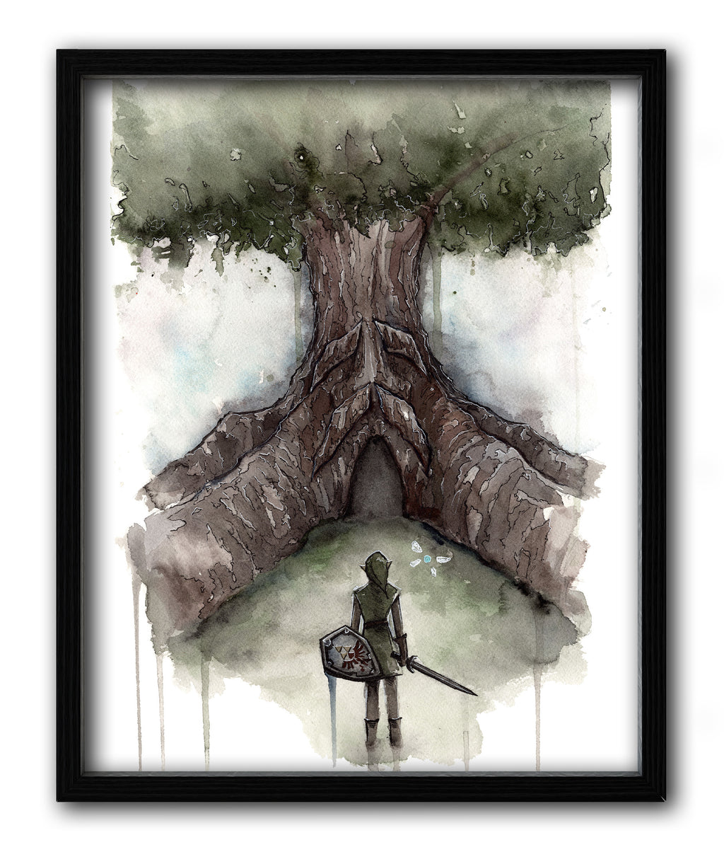 Deku Tree Print