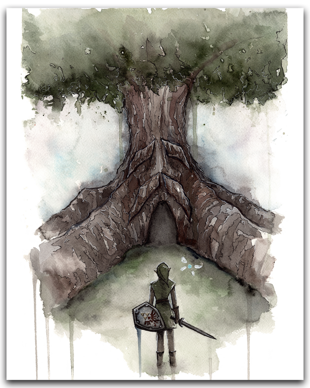 Deku Tree Print