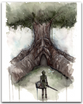 Deku Tree Print