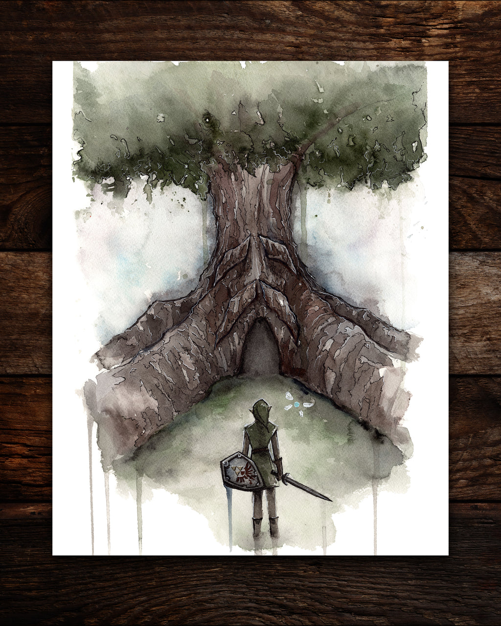 Deku Tree Print