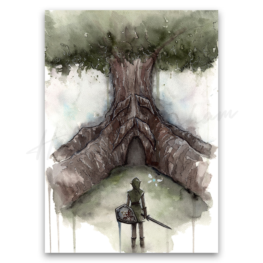 "Deku Tree" Print
