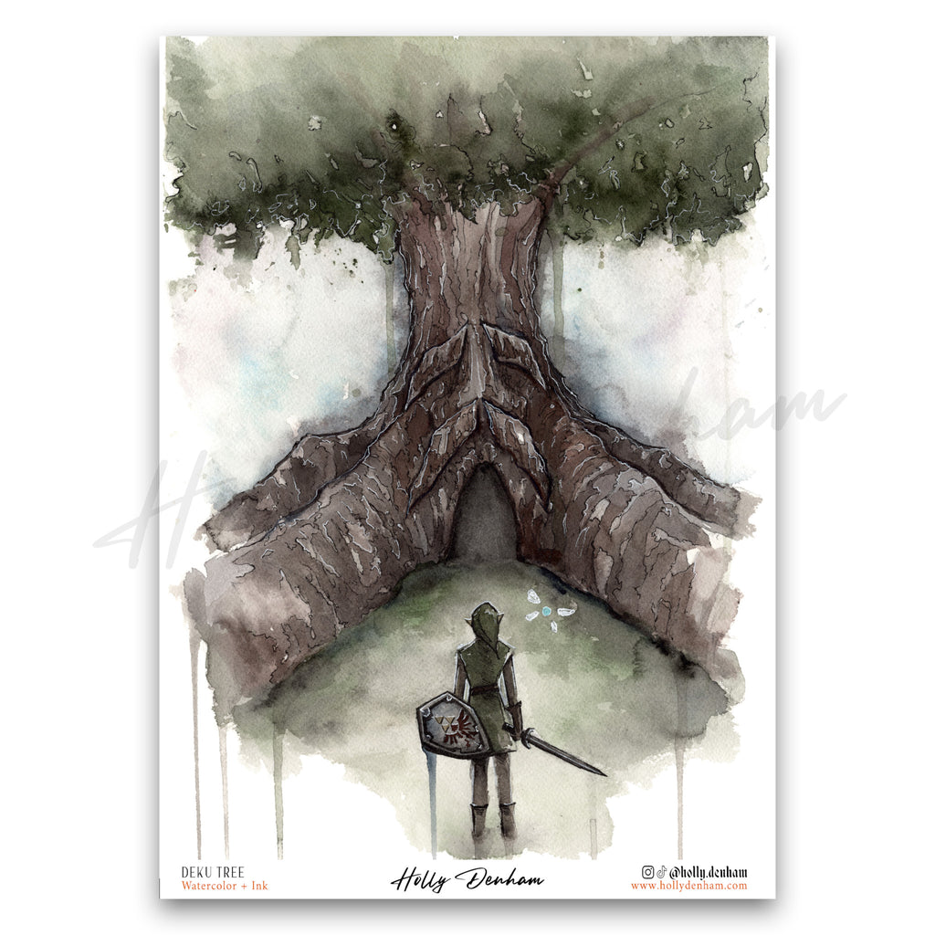 "Deku Tree" Print