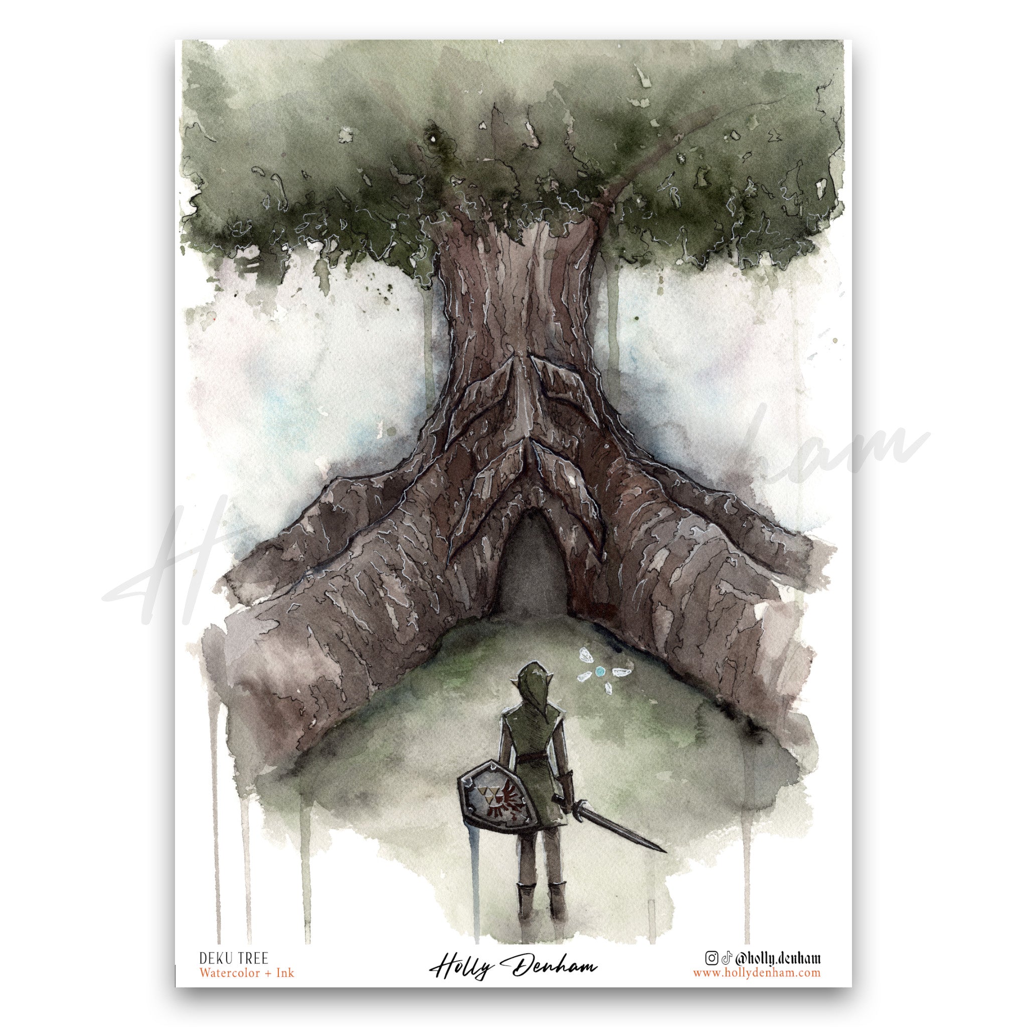 "Deku Tree" Print