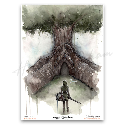 "Deku Tree" Print