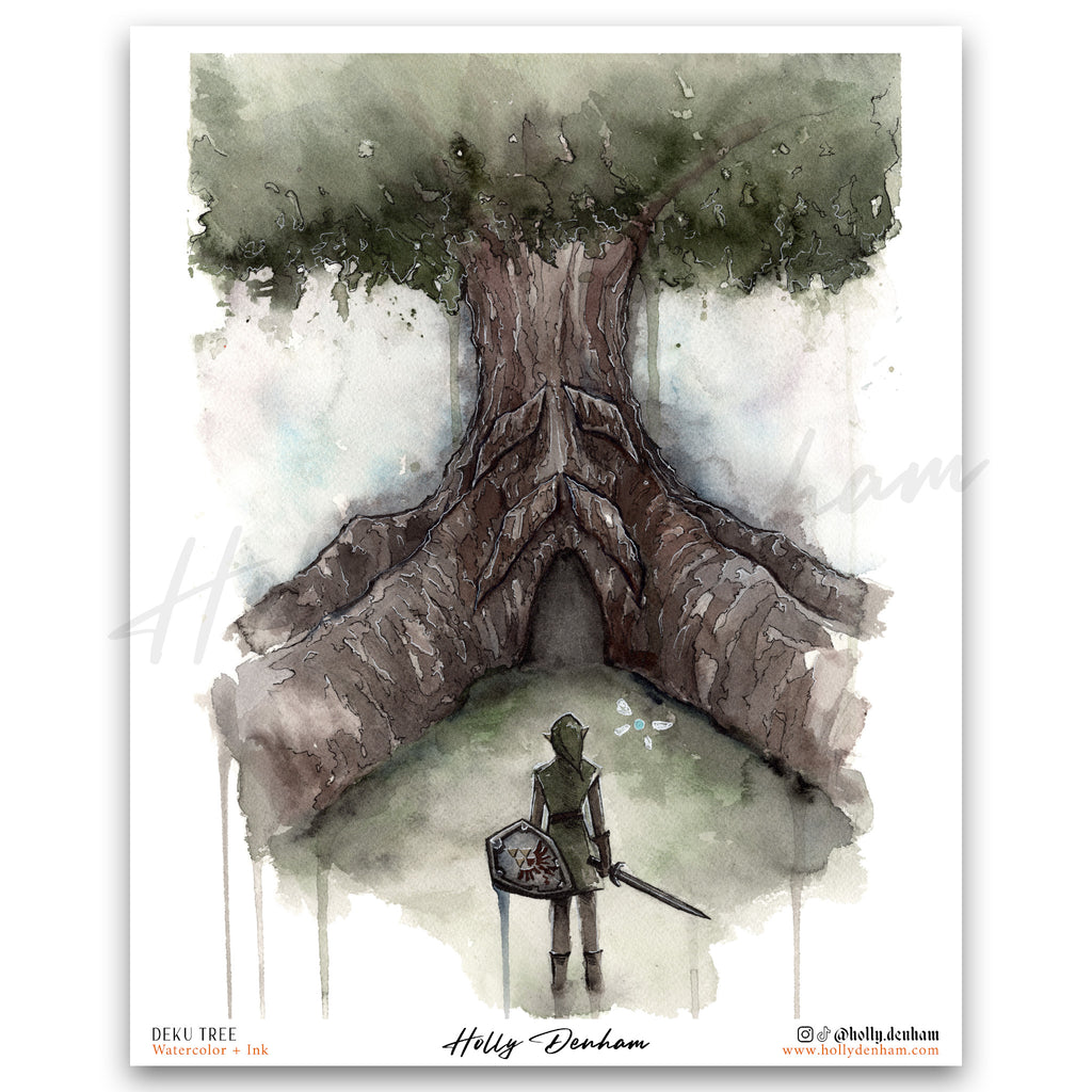 "Deku Tree" Print