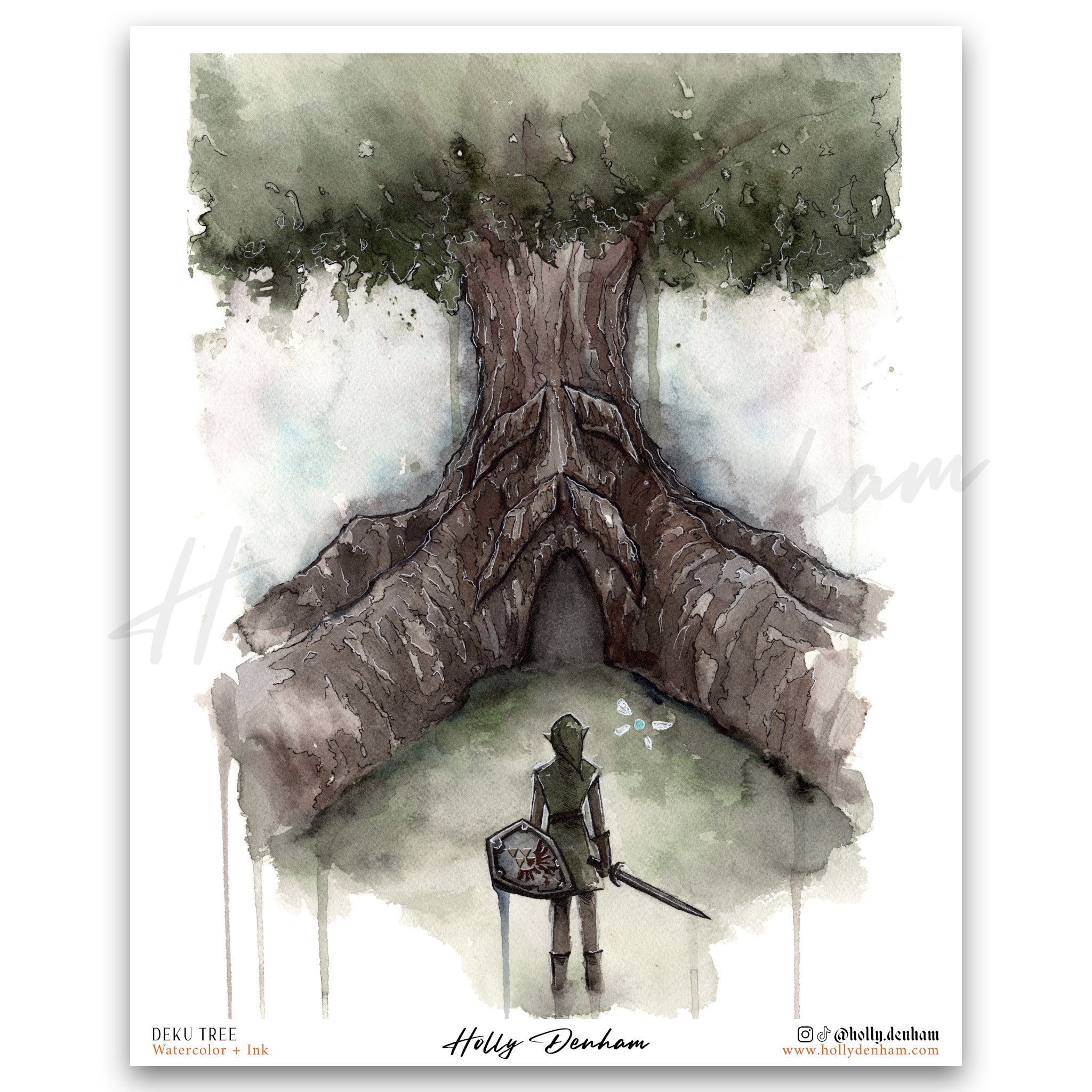 "Deku Tree" Print