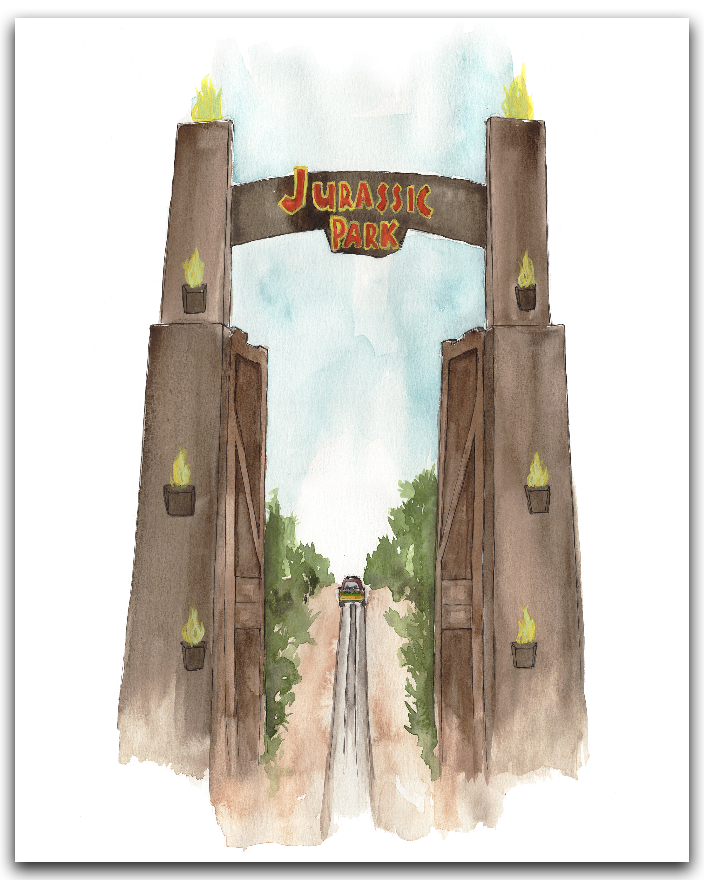 Jurassic Park Gate