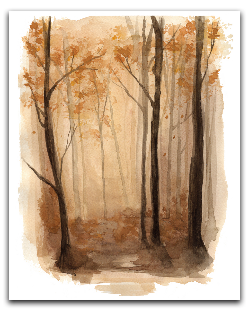 Autumn Woods Print