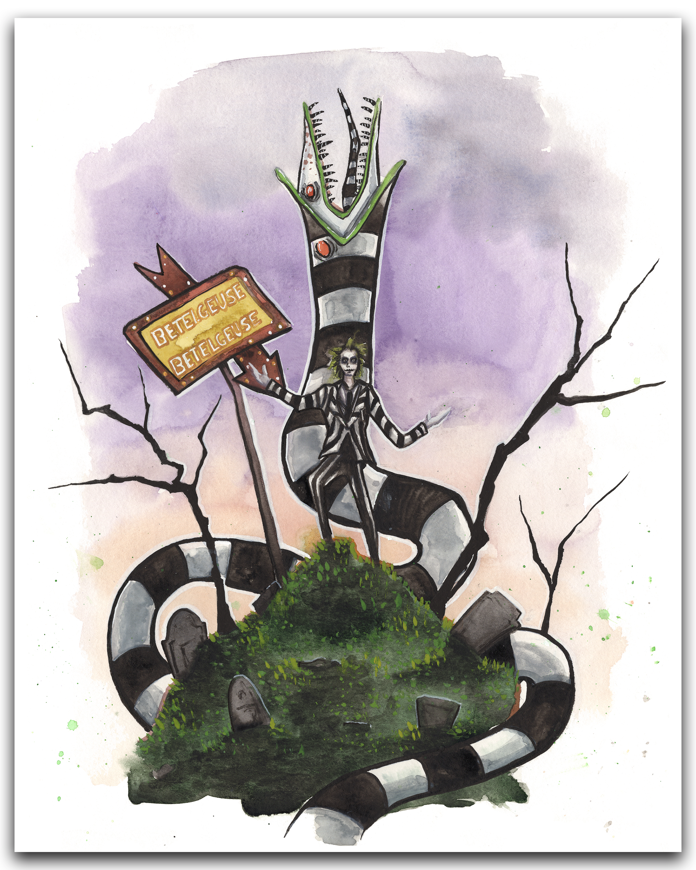 Beetlejuice Print