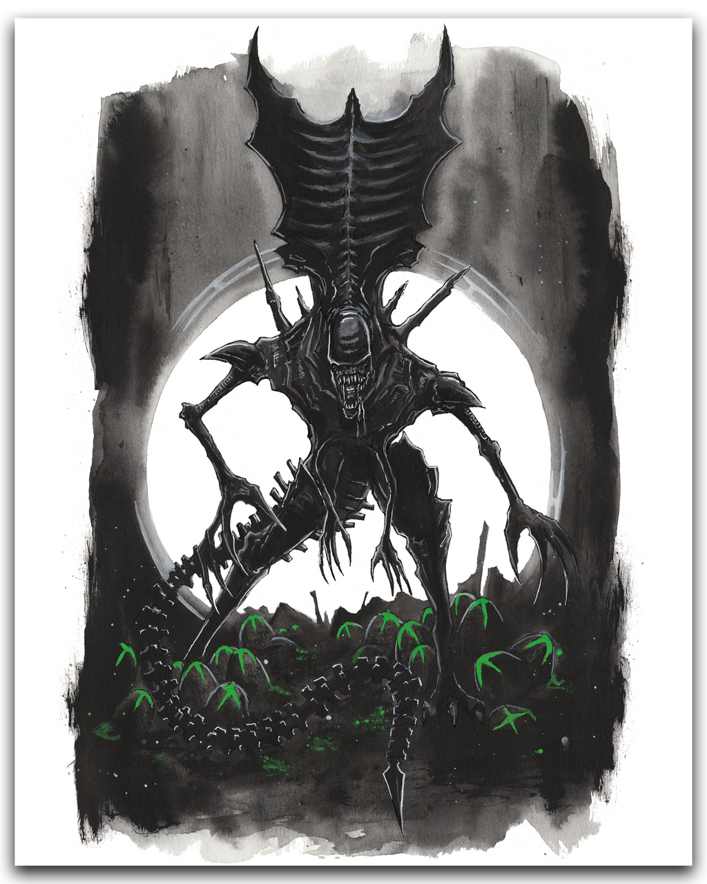 Xenomorph Queen Print