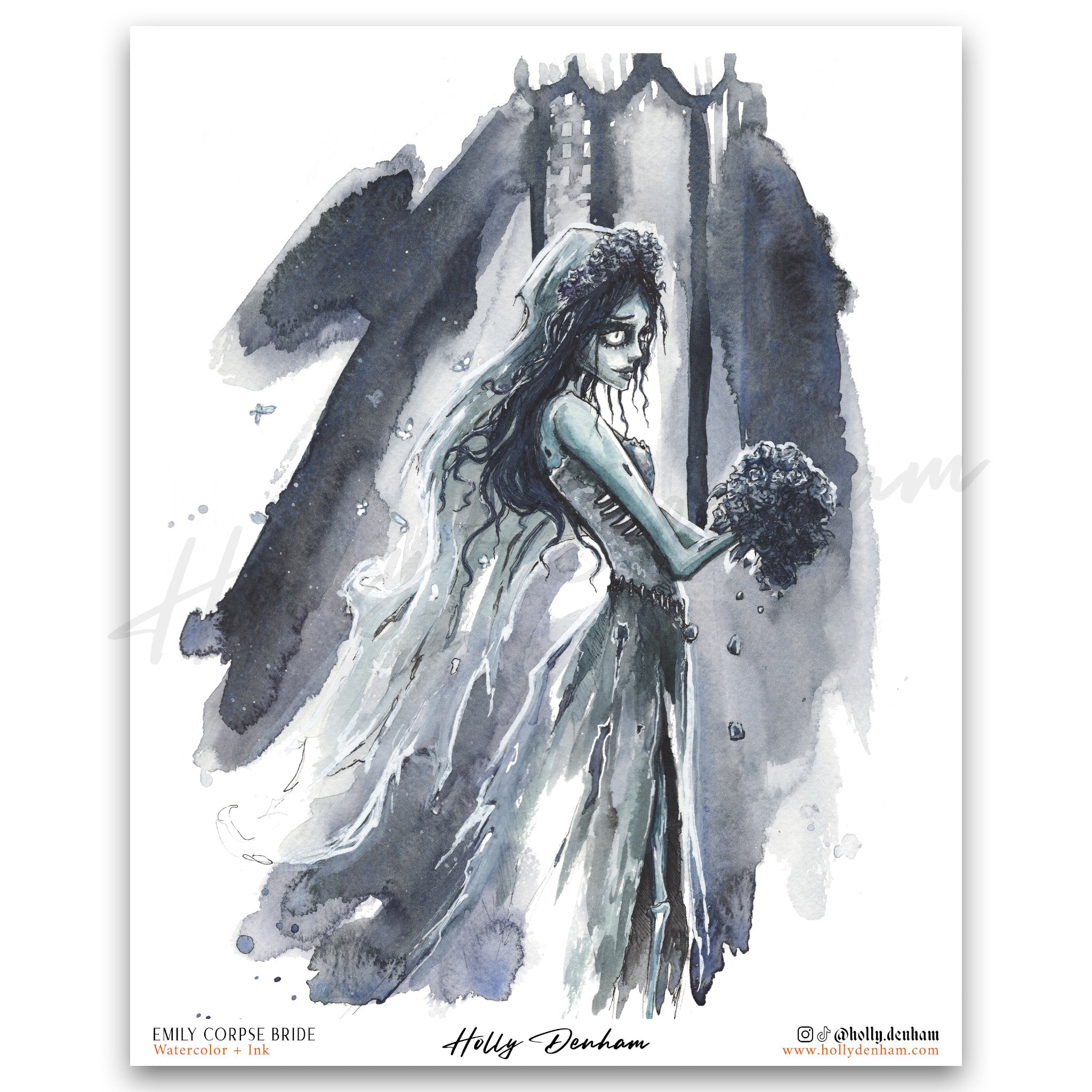 "Emily Corpse Bride" Print
