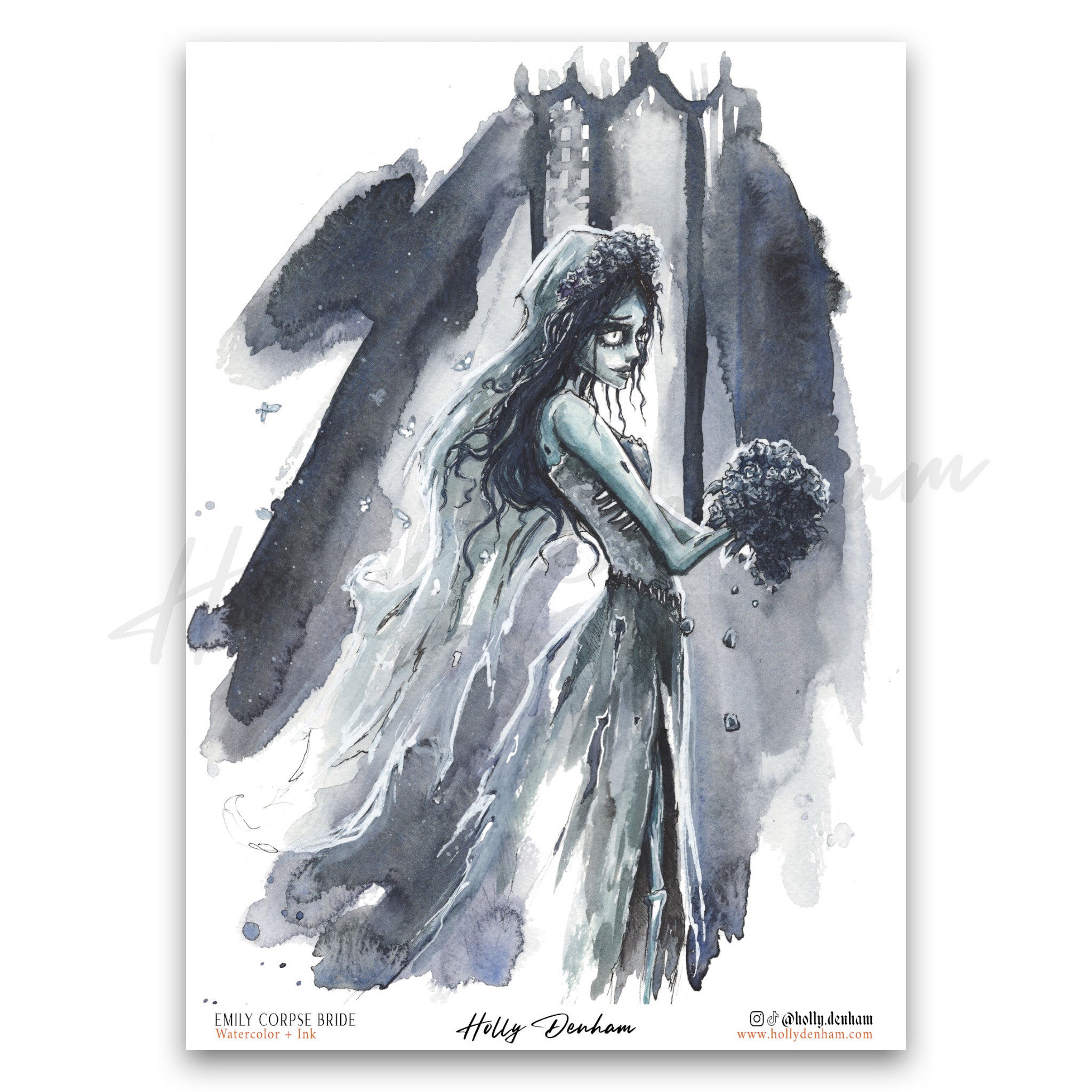 "Emily Corpse Bride" Print