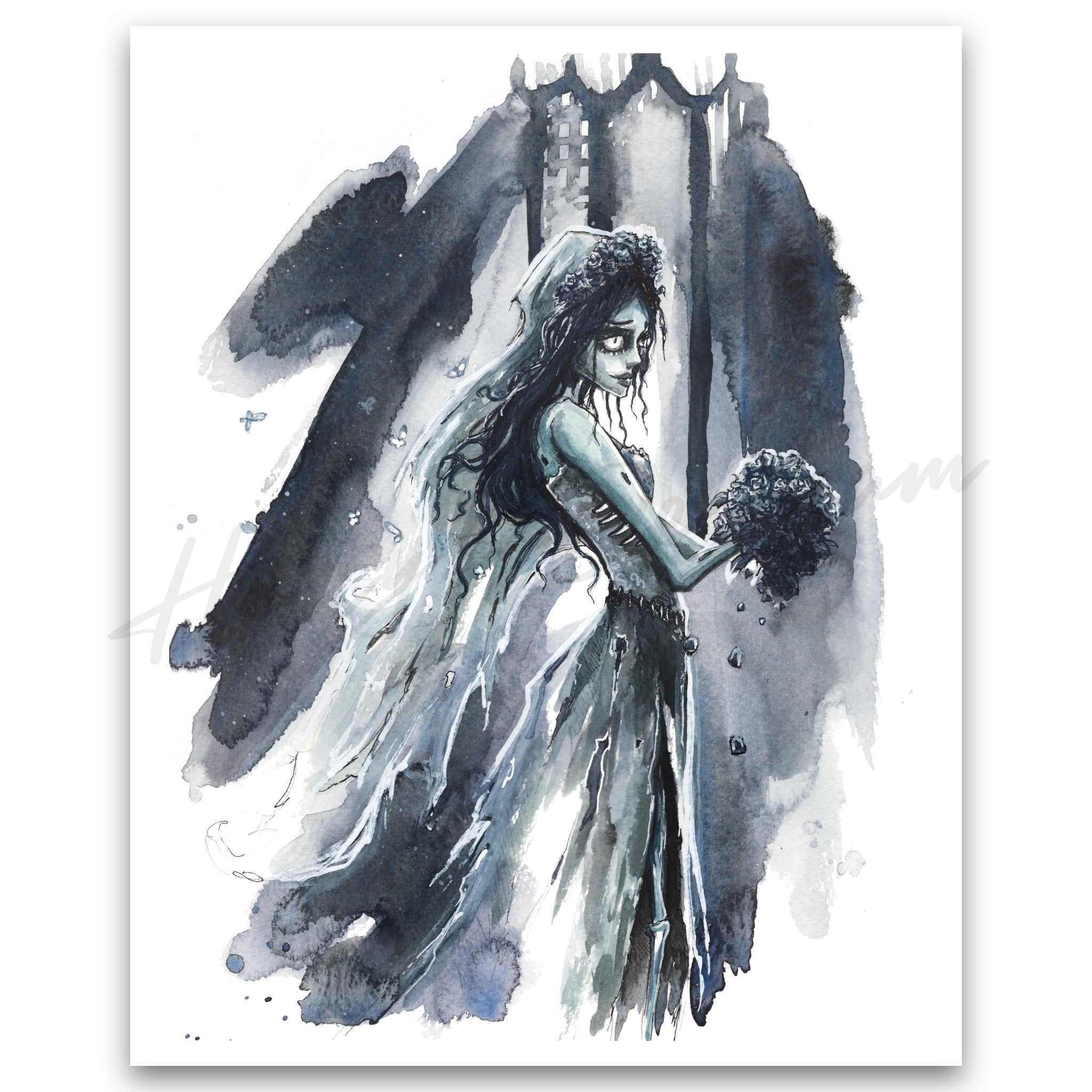 "Emily Corpse Bride" Print