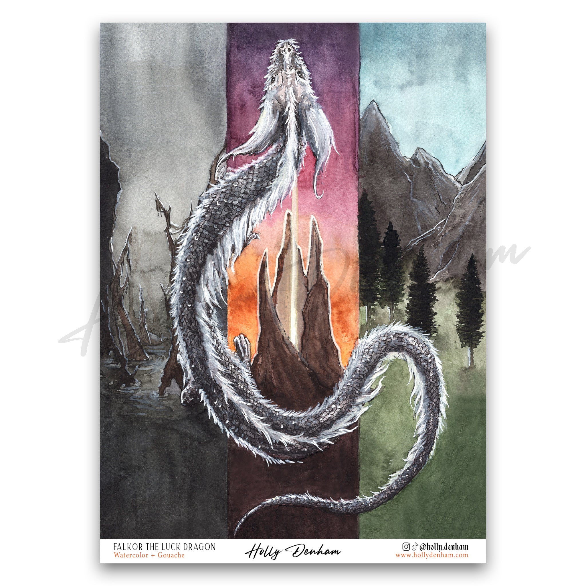 "Falkor The Luck Dragon" Print