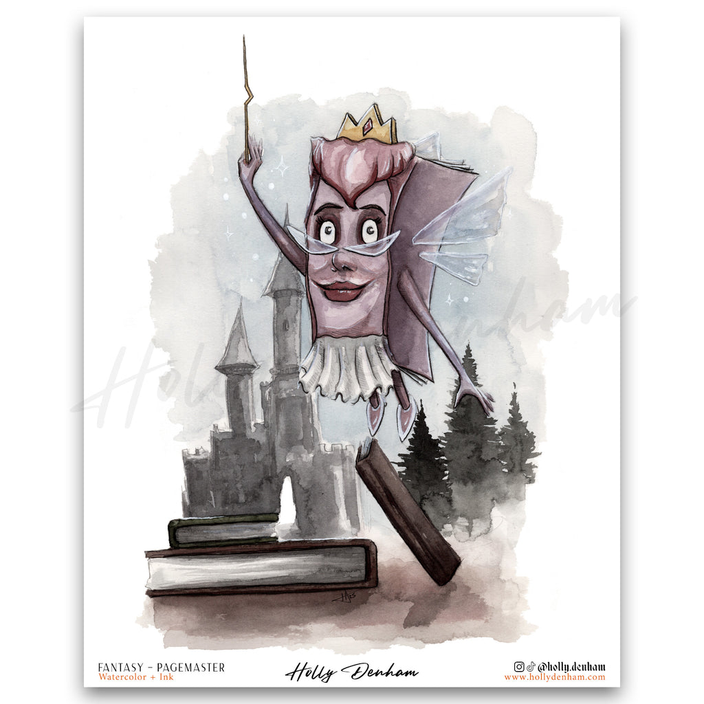 "Fantasy Pagemaster" Print