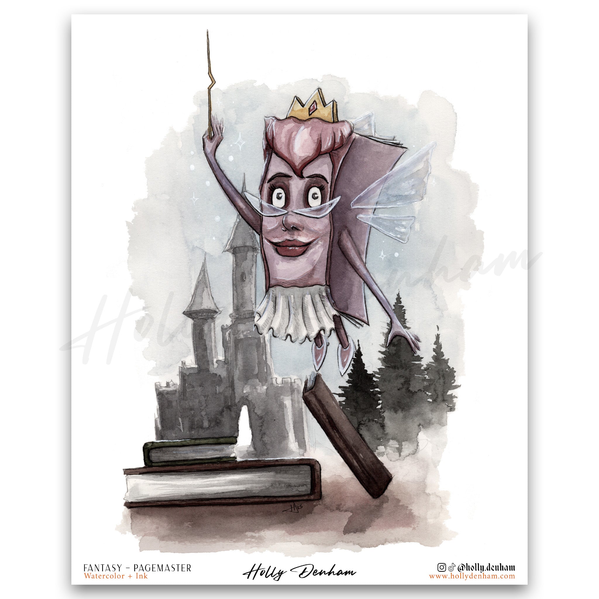 "Fantasy Pagemaster" Print