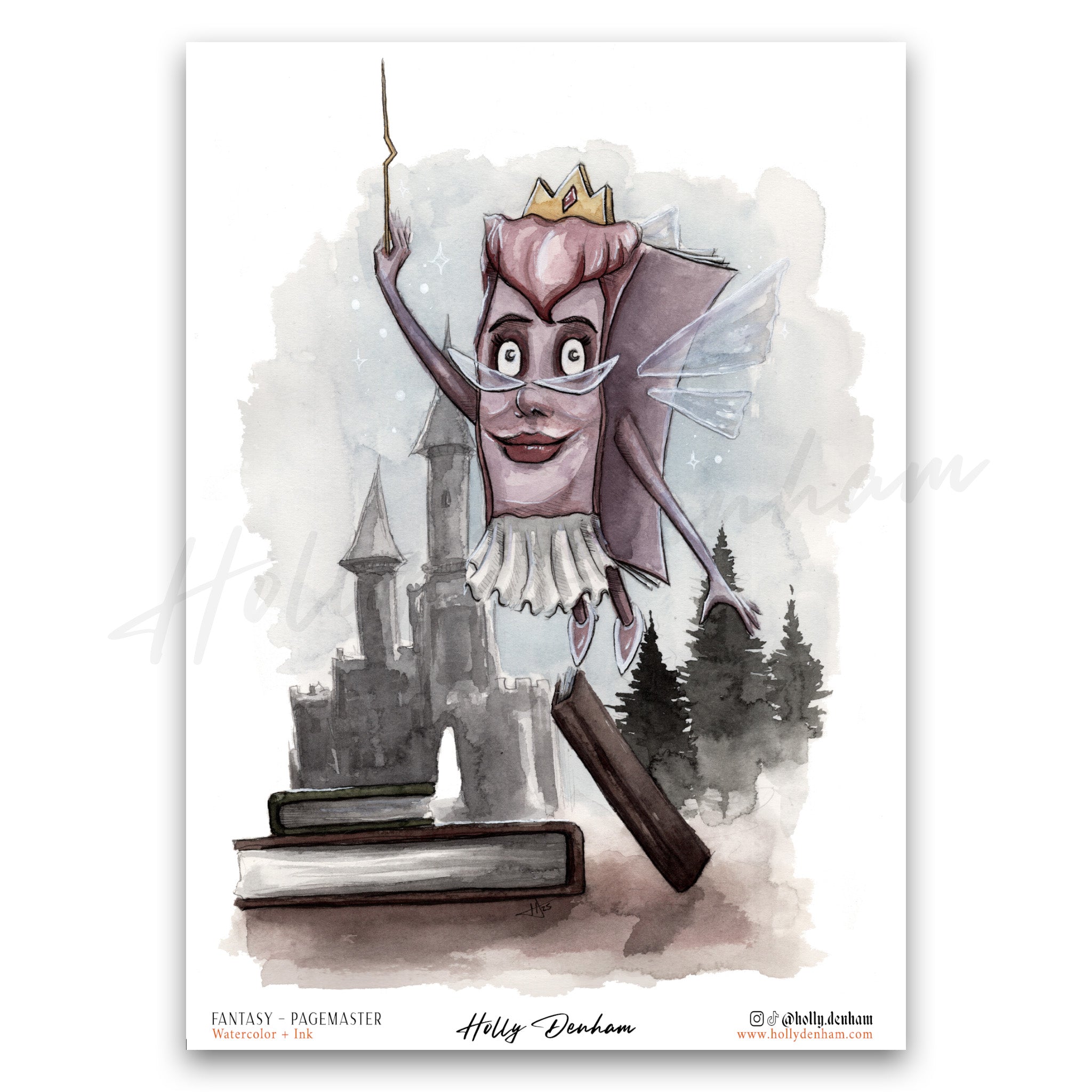 "Fantasy Pagemaster" Print