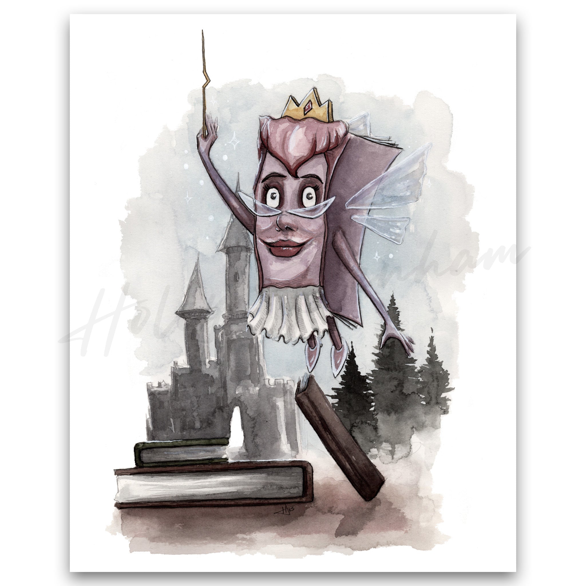 "Fantasy Pagemaster" Print