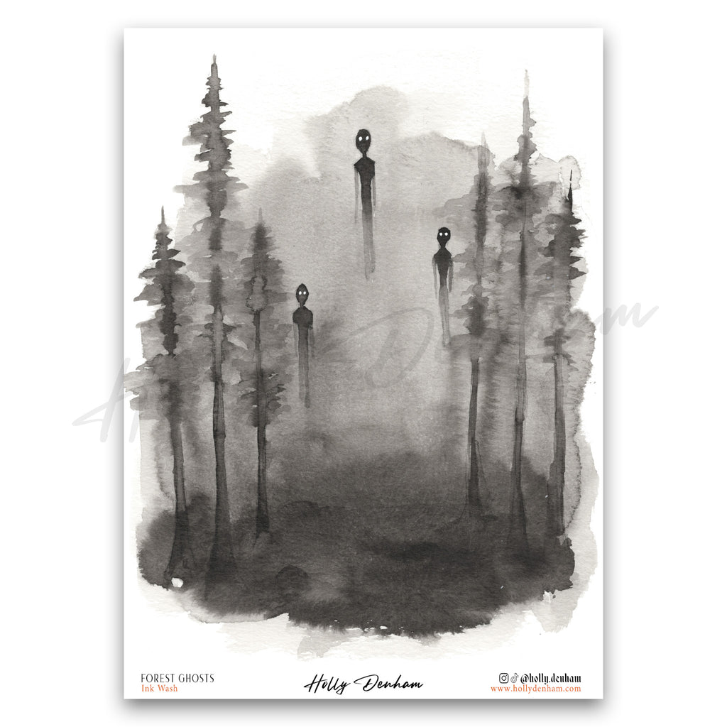 "Forest Ghosts" Print