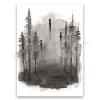 "Forest Ghosts" Print