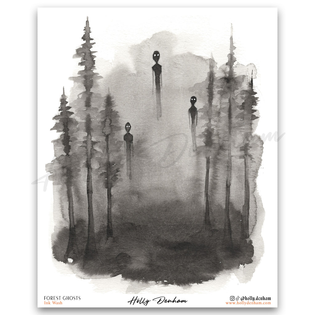 "Forest Ghosts" Print
