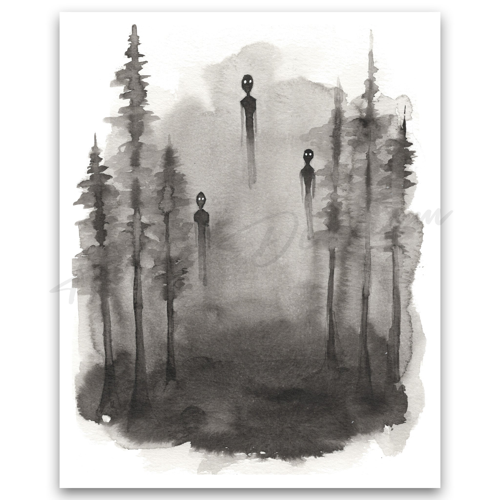 "Forest Ghosts" Print