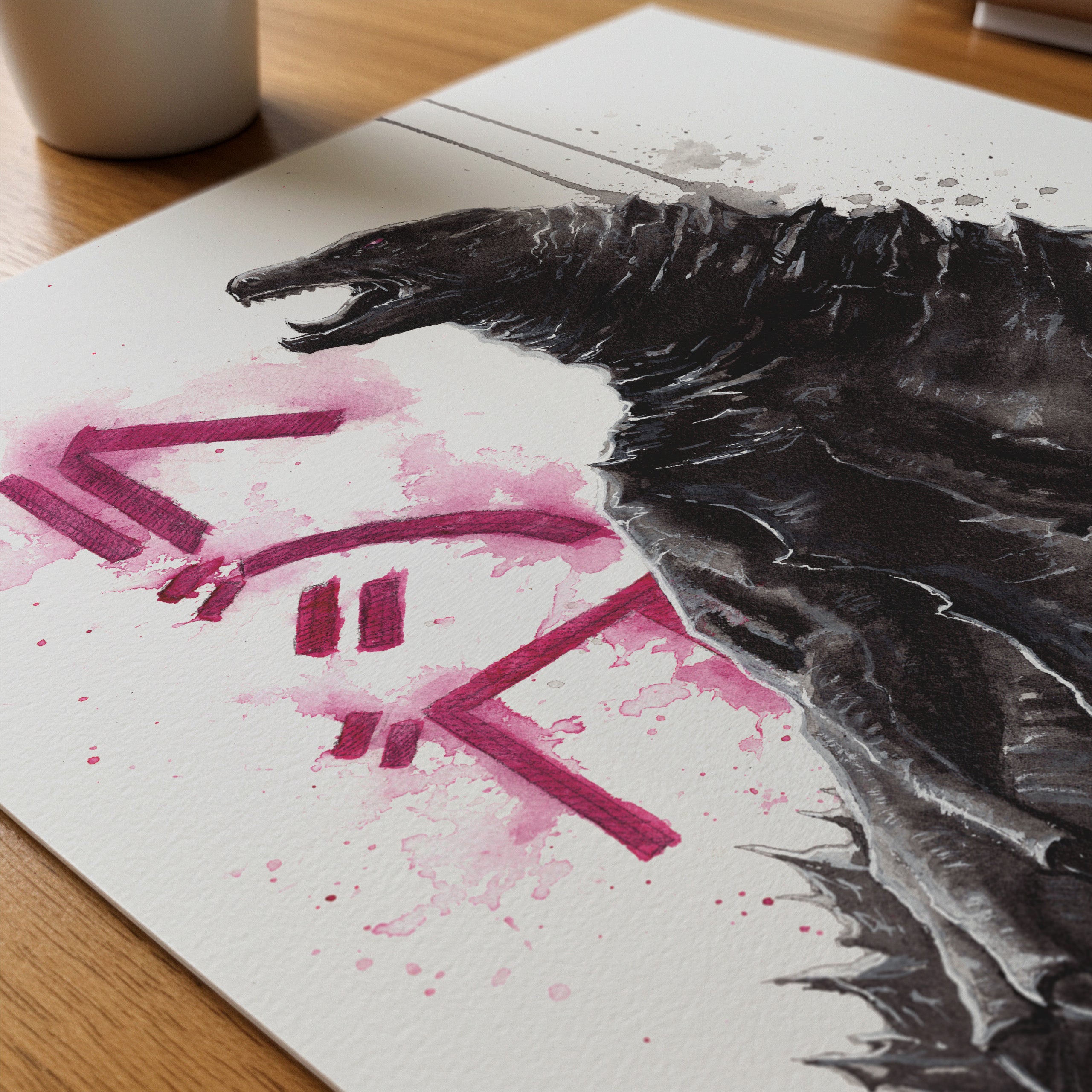 Godzilla Print