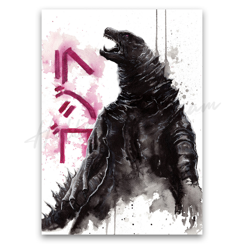 "Godzilla" Print
