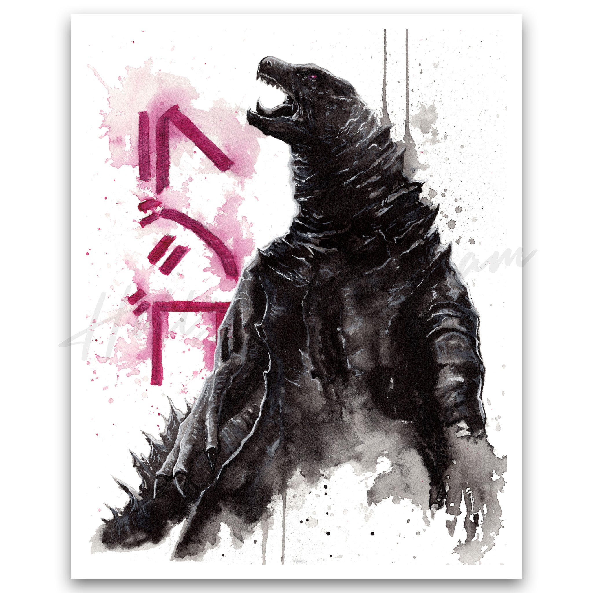 "Godzilla" Print