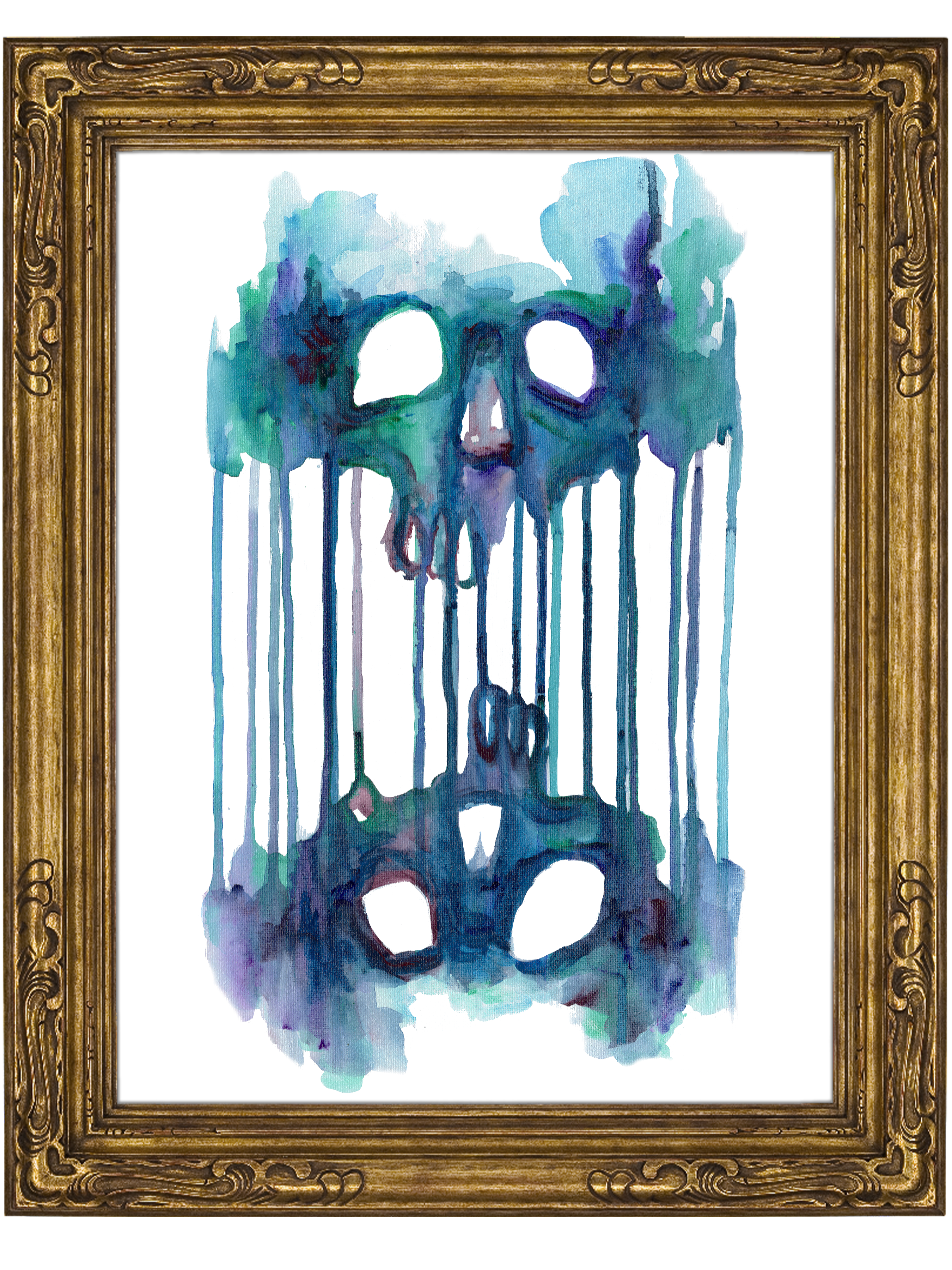 Double Skull Print