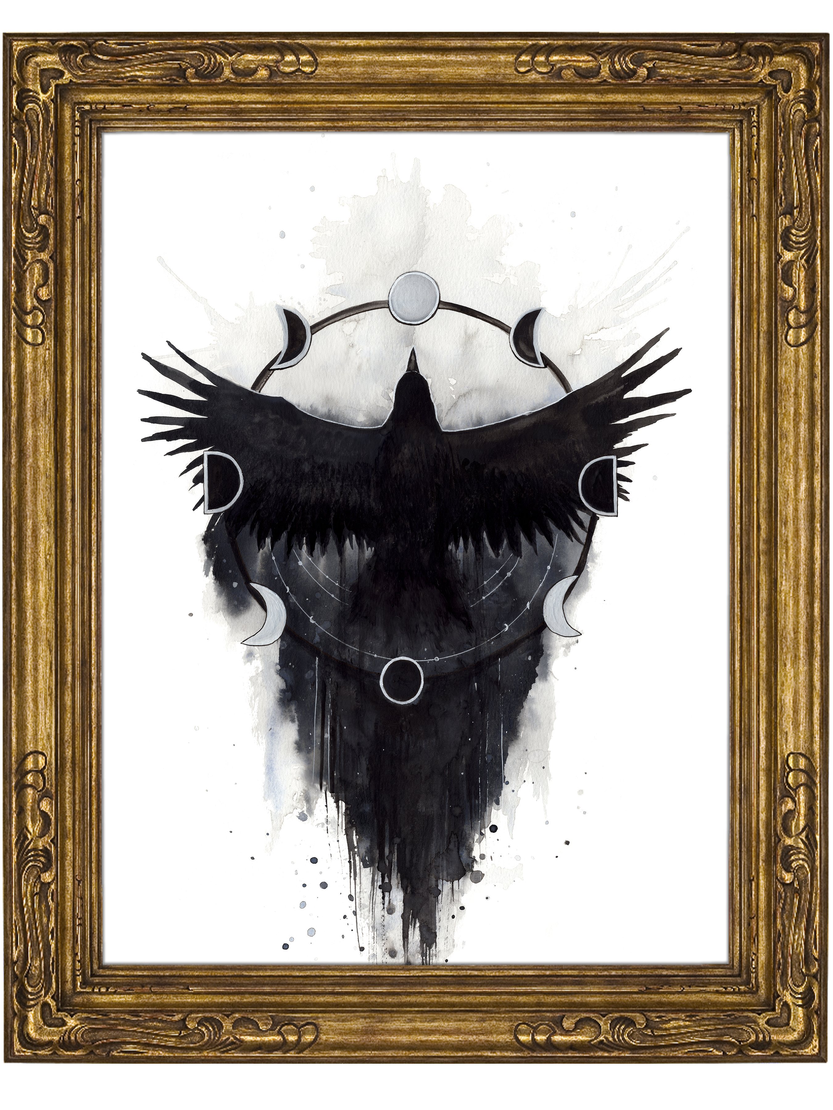 Lunar Raven Print