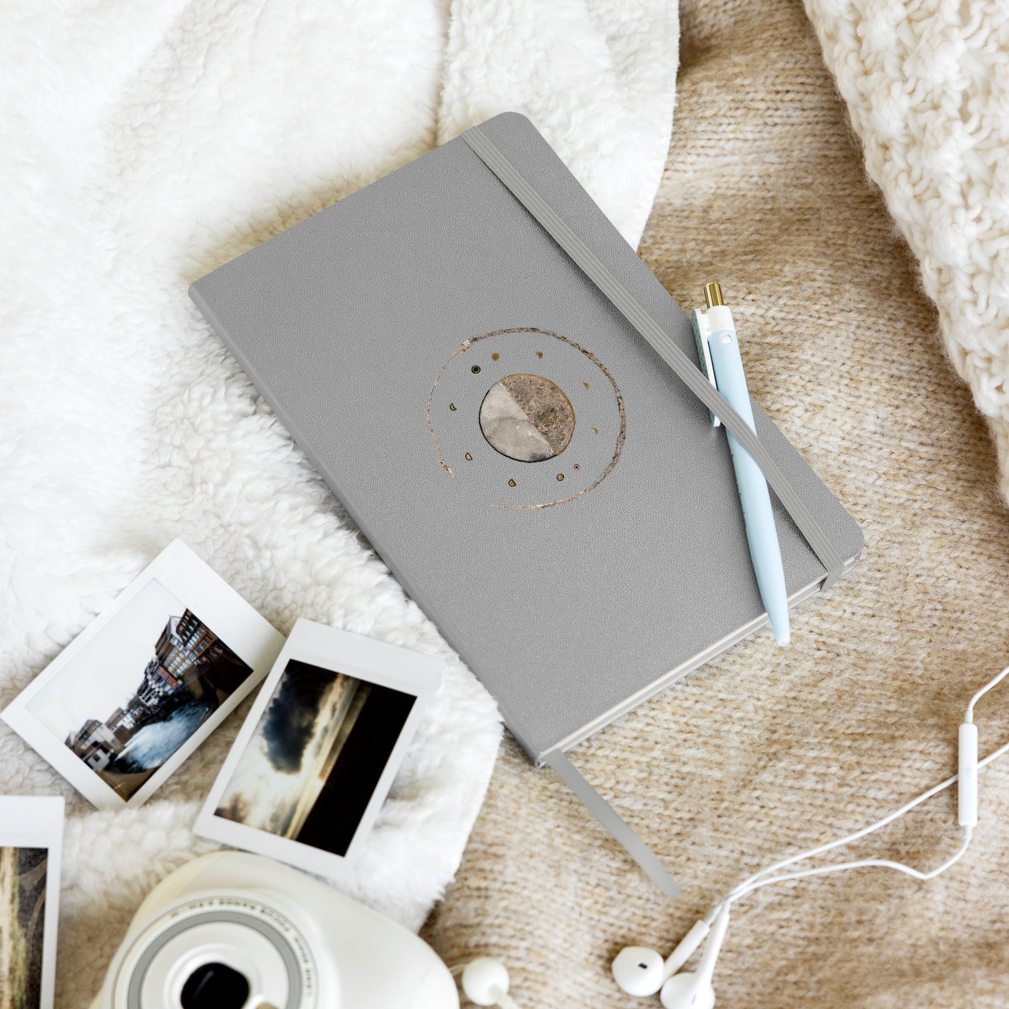 Moon Phases Hardcover Bound Notebook