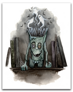 Horror Pagemaster Print