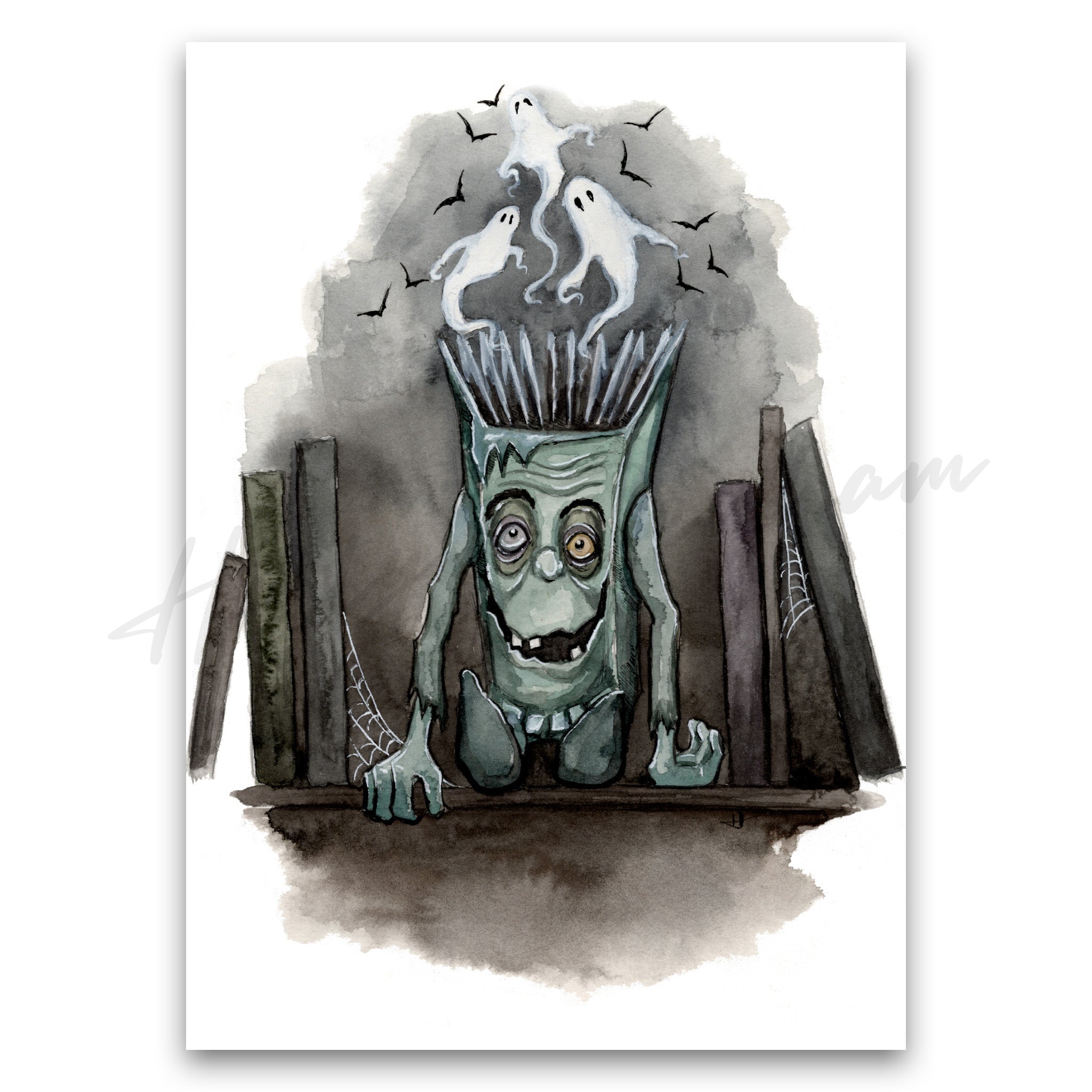 "Horror Pagemaster" Print