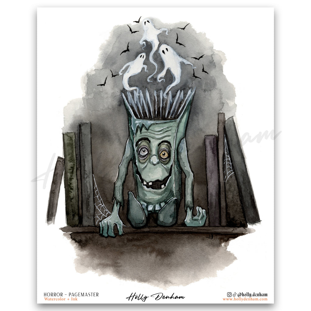 "Horror Pagemaster" Print