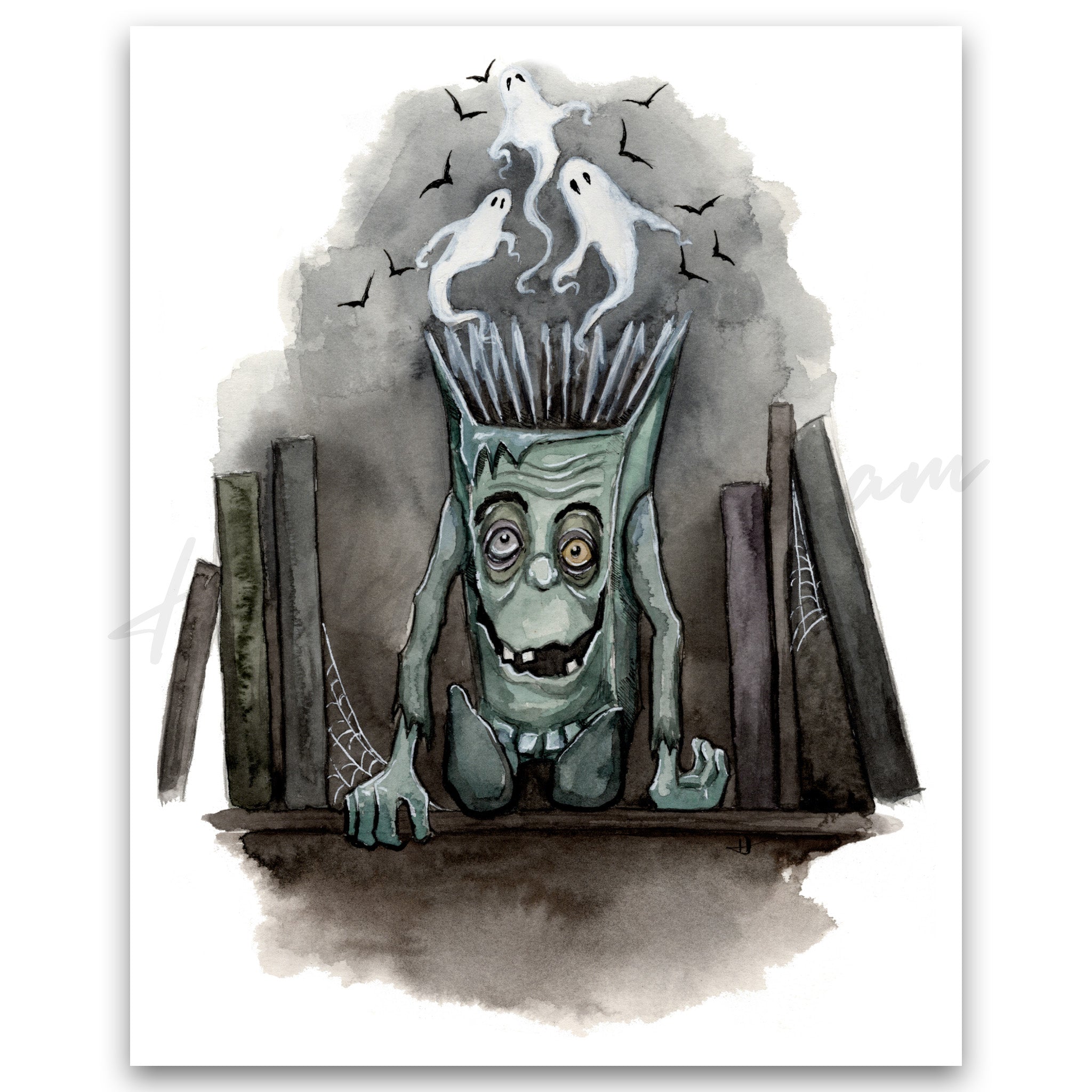 "Horror Pagemaster" Print