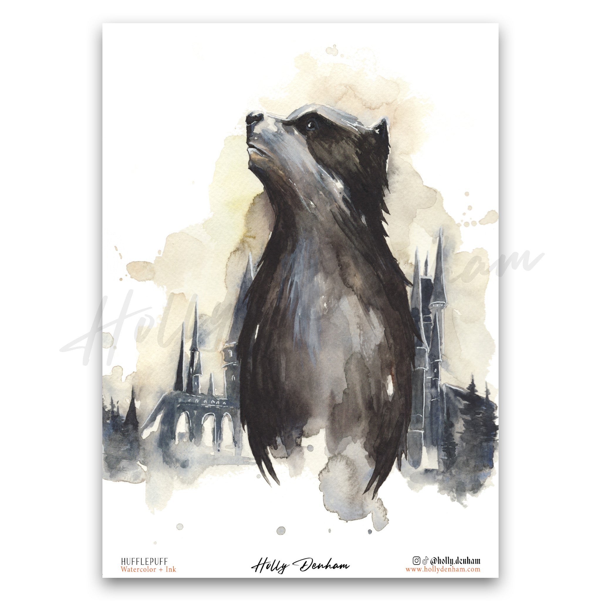 "Hufflepuff" Print