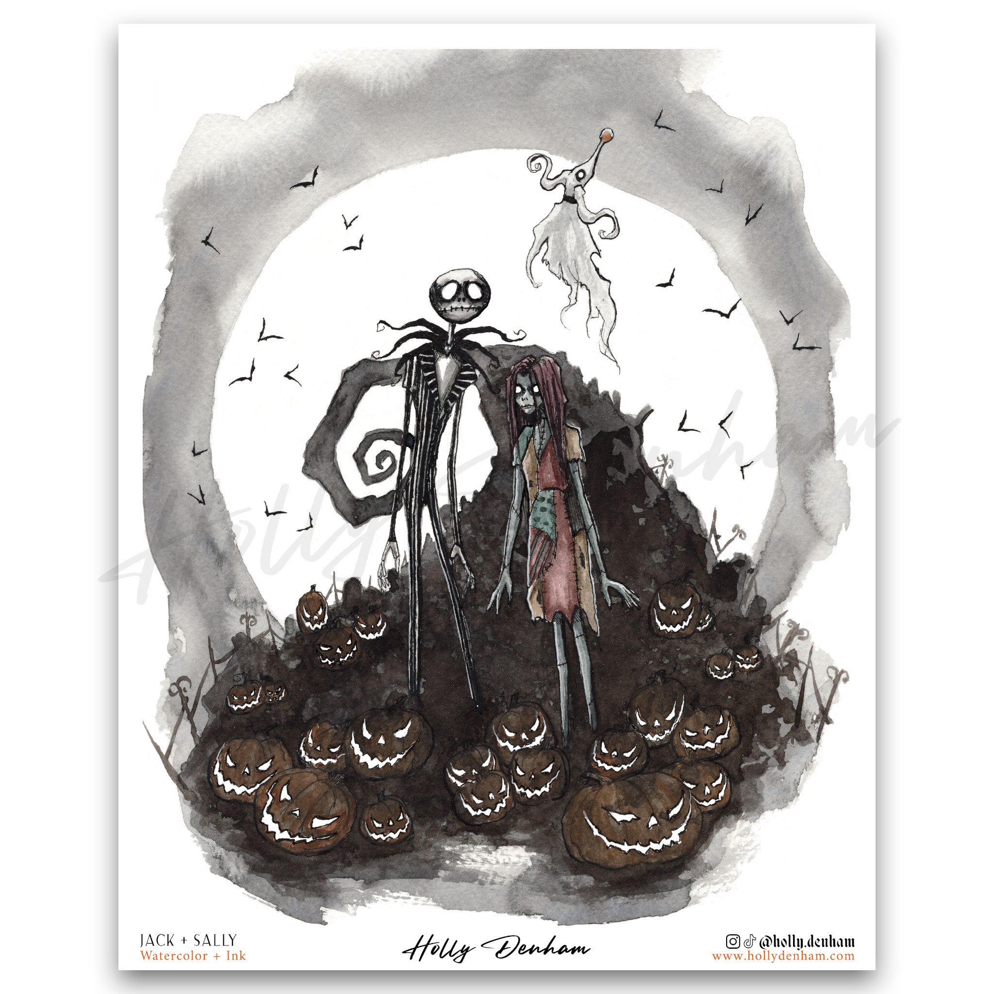 "Jack and Sally" Print