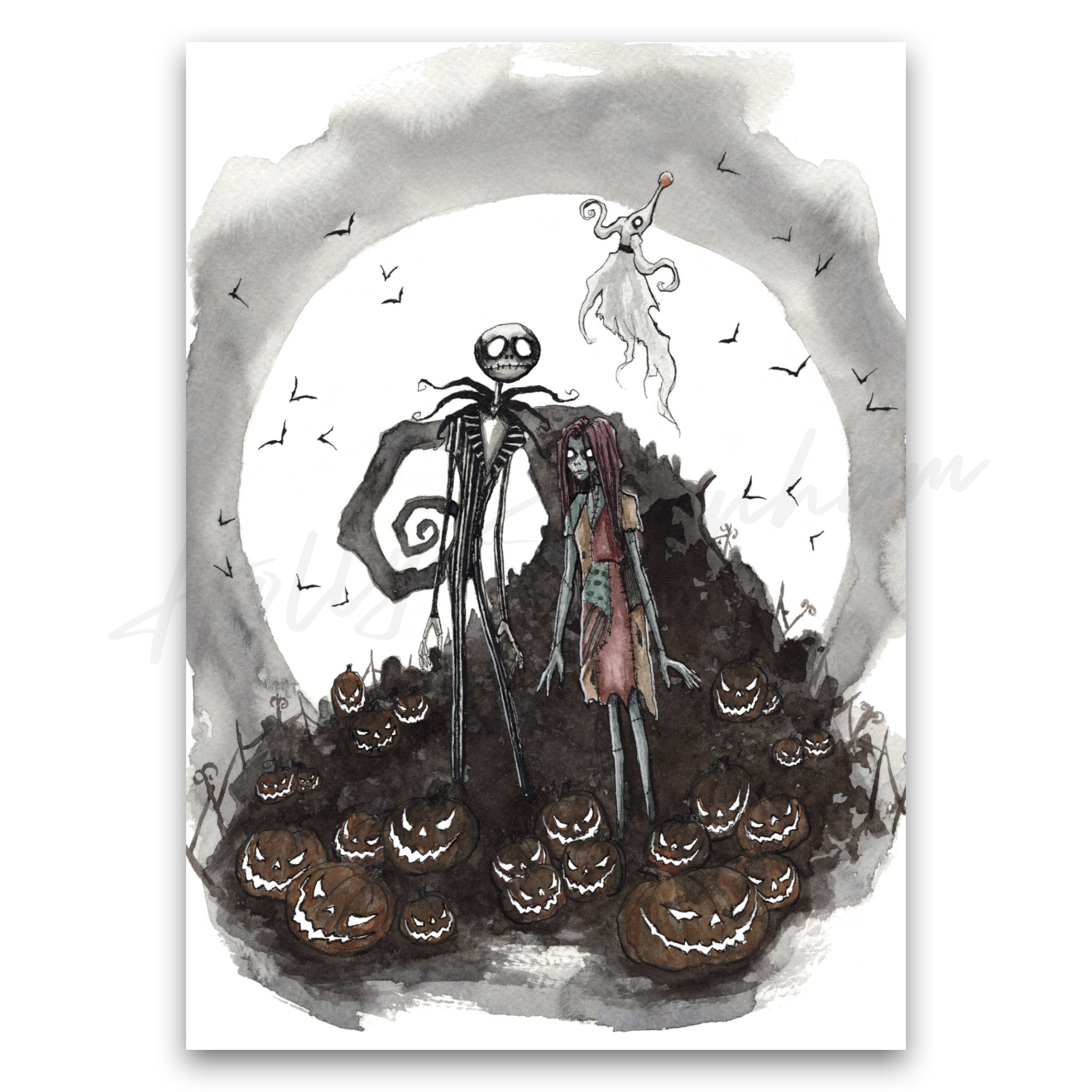 "Jack and Sally" Print