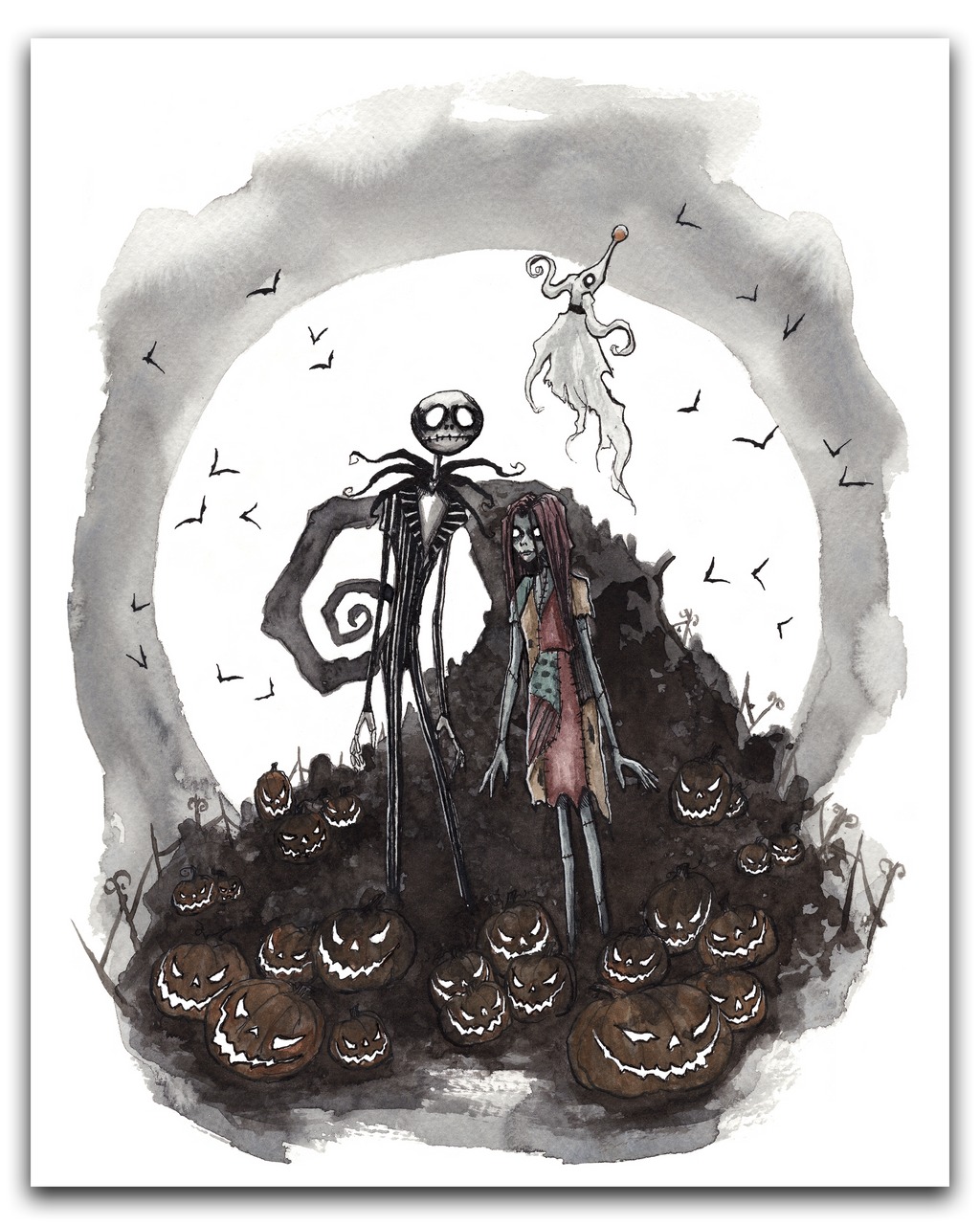 Jack + Sally Print