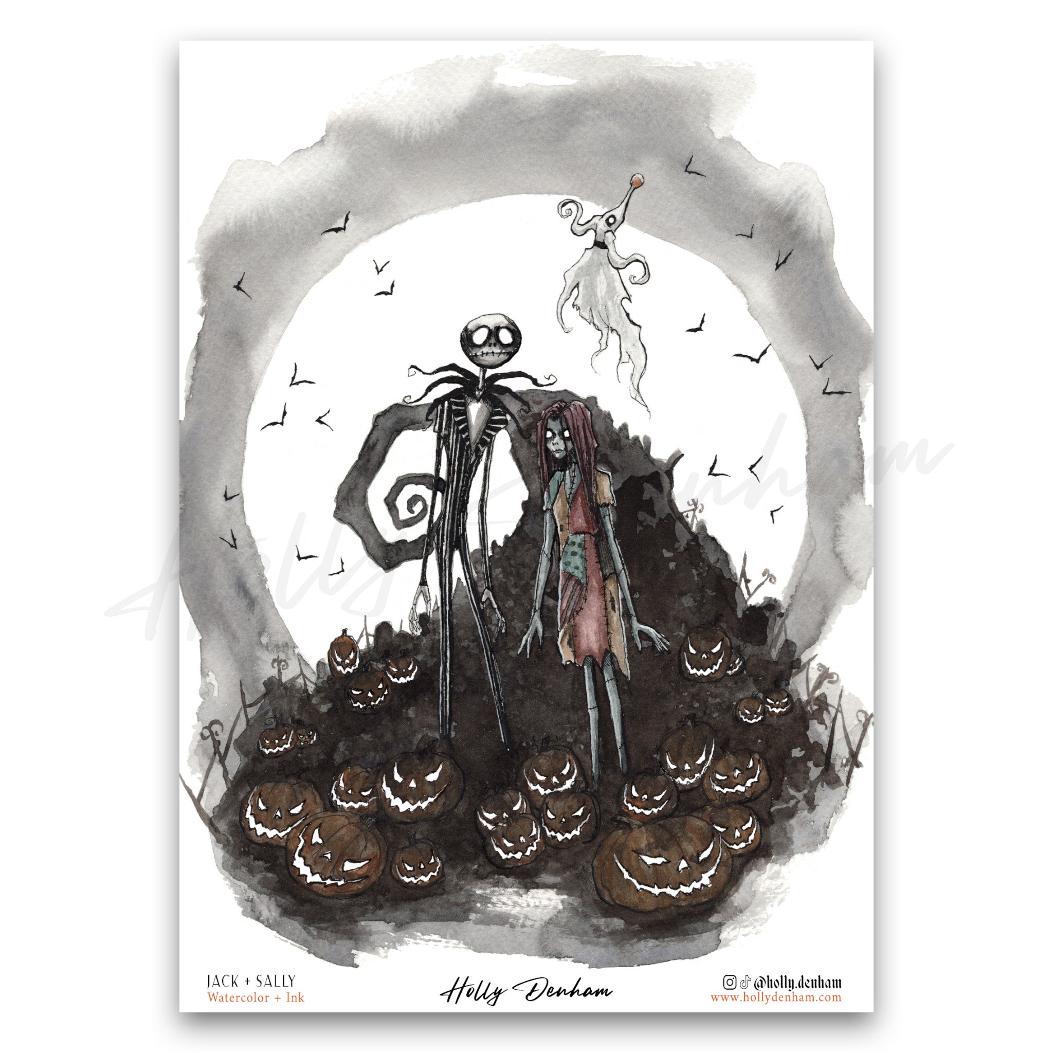 "Jack and Sally" Print