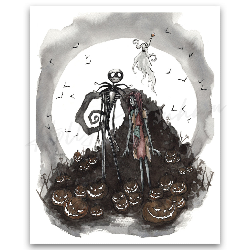 "Jack and Sally" Print