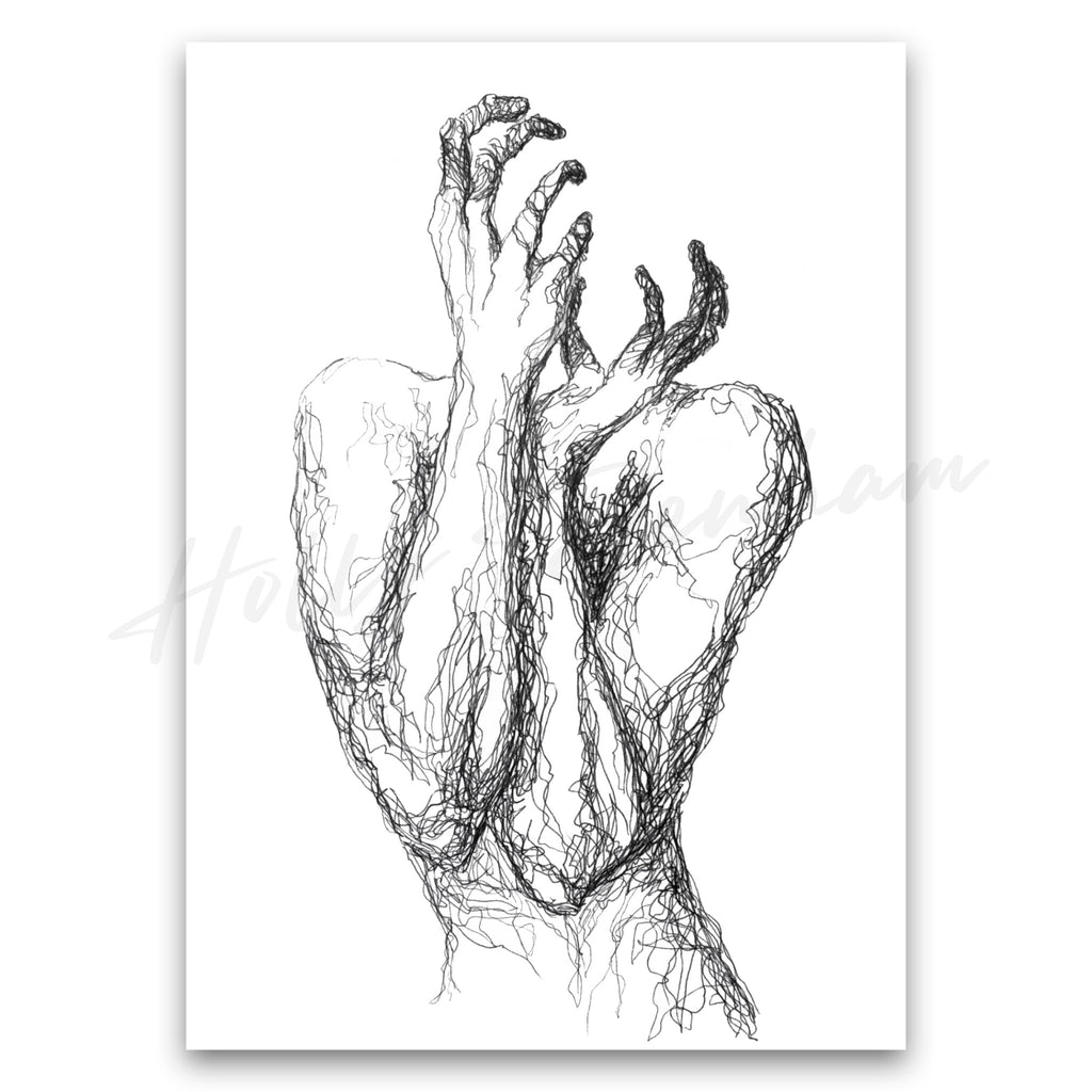 "Lines Portrait" Print