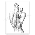 "Lines Portrait" Print