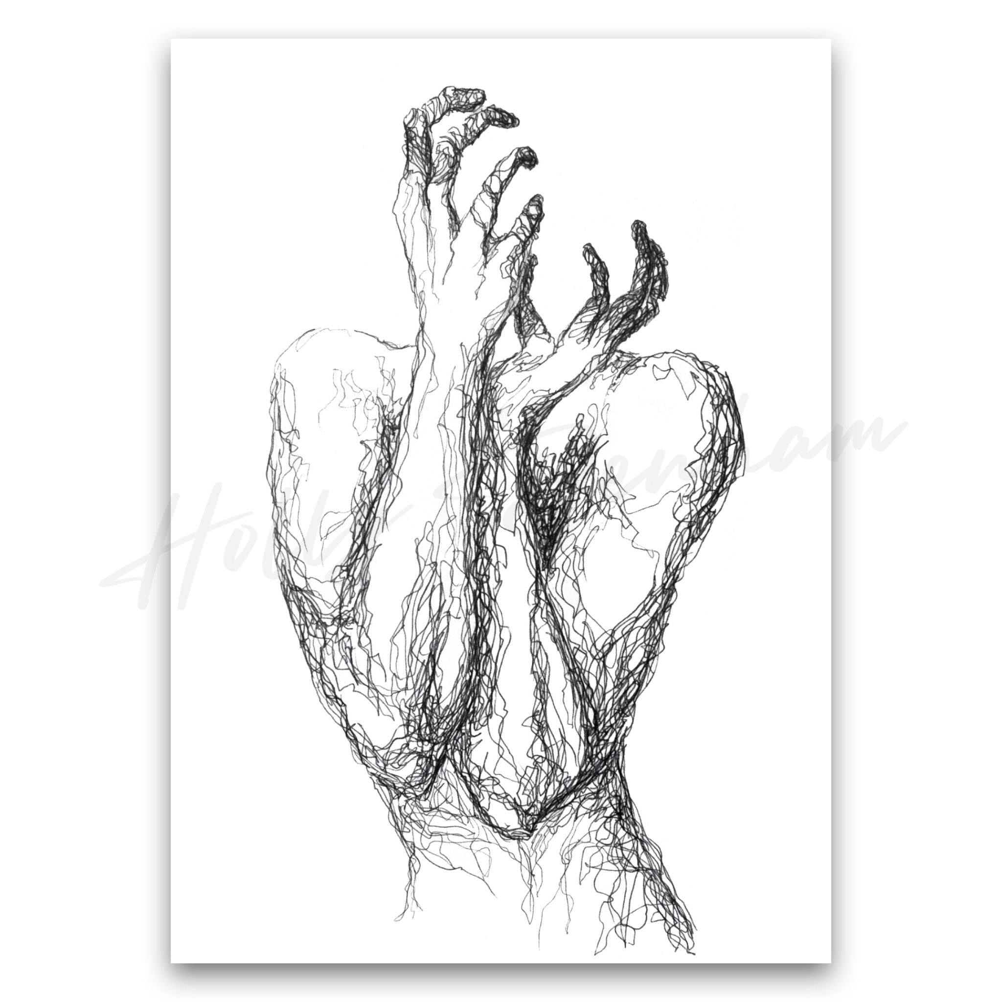 "Lines Portrait" Print